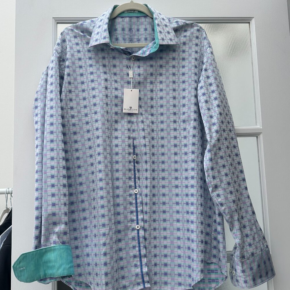 Men's Bugatchi Dress Shirt - Never Worn, Tags on